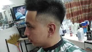 fade haircut..