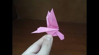 Origami Hummingbird Easy - How To Fold Hummingbird Easy