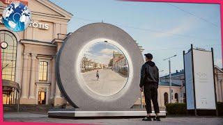 Real life Time Portal built in Poland Lithuania