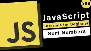 JavaScript Basics - How to Sort Numbers in an Array