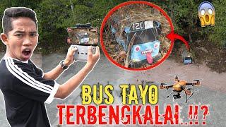 SER3M BANGET! BUS TAYO TERBENGKALAI TEREKAM DRONE TERNYATA BERH4NTU?? | Mikael TubeHD