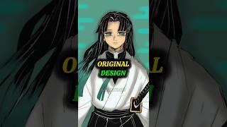 Demon Slayer Characters FINAL DESIGN  VS ORIGINAL DESIGN 