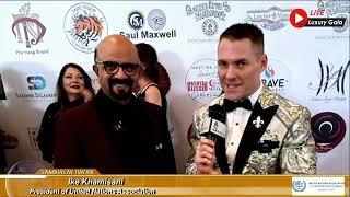 Luxury Gala 2023 -  Ike interviewed by Sir Kaya Redford on the red-carpet