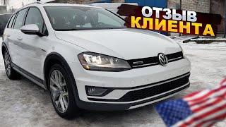 Видеоотзыв клиента о Golf Alltrack из США