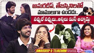 Amardeep & Tejaswini Gowda Funny Exclusive Interview | Anchor Manjusha | @sumantvtimes