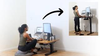 Why I switched to a floor-to-standing desk for my health