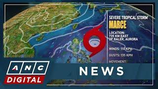 'Marce' slightly intensifies and nears typhoon category, last spotted east of Aurora | ANC