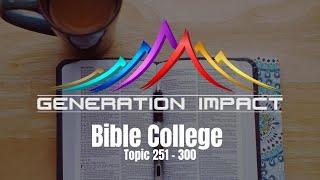 GIBC | Topic 289 | 2 Samuel 7 - The Davidic Covenant