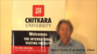 Prof. Mike Johnstone at Chitkara University