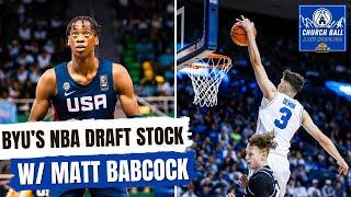 Is Egor Demin a Top 5 Pick? BYU's NBA Draft Stock and AJ Dybansta Draft Comps with Matt Babcock