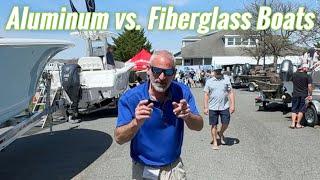 Boat Buying Tips - Aluminum vs. Fiberglass Fishing Boats