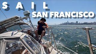 Sailing 20 knot winds on San Francisco Bay