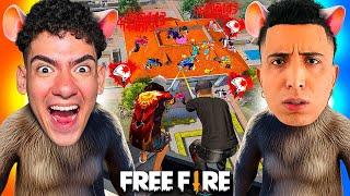 MR STIVEN Y YO NOS CONVERTIMOS EN LAS RATAS DE FREEFIRE EN ESTA PARTIDA - TheDonato