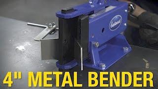 Compact Metal Bender Can Bend Metal up to 3/8" Thick or Up to 4" Wide - 4" Metal Bender - Eastwood