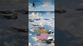 Top 5 Strongest Aircraft Fleet in the world #shorts