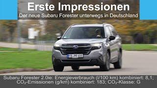 Subaru Forester 2025 | erste Impressionen