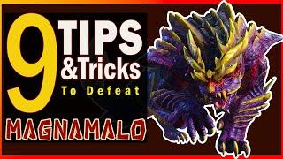 9 Tips & Tricks on How to Defeat / Beat Magnamalo (easy) - Monster Hunter Rise #MHRise