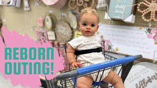 Reborn Doll Outing to HOBBY LOBBY & WALMART ️ #reborns #dolls #shopping