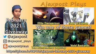 Ajaxpost Plays Channel Monthly Giveaway & Survey : February 2021