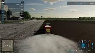 Farming Simulator 22 Beginner Farmer  (plowing the fields)