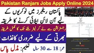 Pakistan Rangers Punjab Jobs 2024 online apply Registration | Education Forum Pak