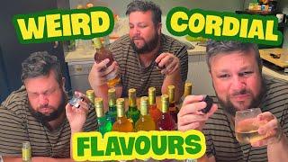 Trying Weird Cordial Flavours