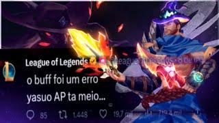 a riot BUFFOU YASUO AP e isso aconteceu...