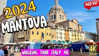 *New* Italy, Mantova - Walking tour in 4k 60fps - Italy vlog - Lago - Prowalk tour