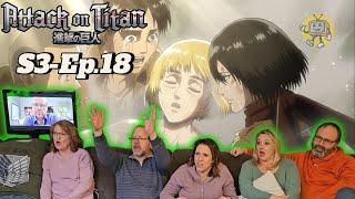 "This Platypus Thing Is Pissing Me Off" : Parents React (Anime noobs) - Attack on Titan 3x18