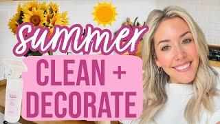 2024 SPRING INTO SUMMER CLEAN + DECORATE WITH ME! @BriannaK