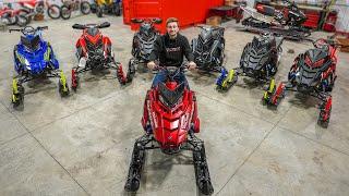 Unboxing 6 Brand New Snowmobiles!!