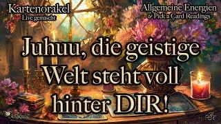 Juhuu, die geistige Welt steht voll hinter DIR! #tarot #orakel