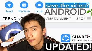 HOW TO SAVE THE VIDEOS SHARED FROM SHARE IT TO GALLERY IF ANDROID USER (UPDATED)