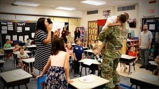 Soldiers Homecoming  Soldiers Surprise Their Kids [Epic Life]