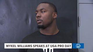 MyKel Williams delivers remarks at UGA Pro Day | Full comments