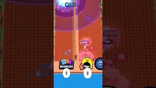 Brawlers on SLOW Tiles Vs LEON+Super on Slow Tiles! #brawlstars #shorts #gaming #supercell