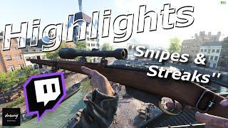 ''SNIPES and Streaks'' TWITCH Highlights #3 - 1440p - Battlefield V