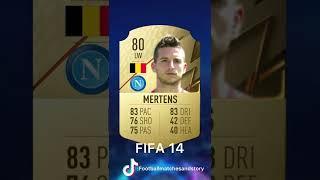 Dries Mertens FIFA Evolution