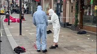 LONDON: Red Chunks After Car of Peace Driver Loses Mind