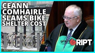 Ceann Comhairle slams bike shelter cost