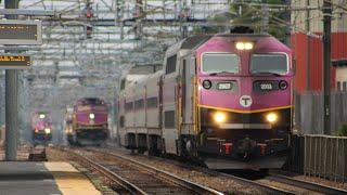 An Incredible, Action-Packed MBTA and Amtrak Friday Rush Hour In and Around Boston, MA