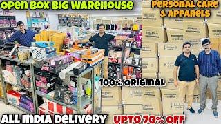 Open Box Big Warehouse SALE | 70% OFF | Apparels & Personal Care | 100% Original | Capital Darshan