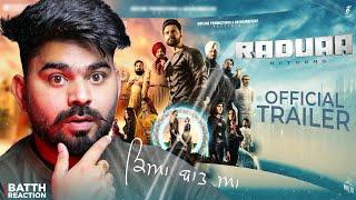 REACTION ON : Raduaa Returns (Official Trailer) Nav Bajwa | Gurpreet Ghuggi | The Great Khali