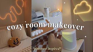 cozy room makeover + tour!  HUGE amazon haul, all new furniture, pinterest inspired!