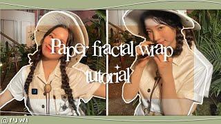 Paper fractal wrap alight motion tutorial #8 | yuwi