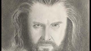 Drawing Thorin Oakenshield from The Hobbit