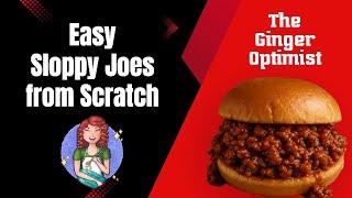 Easy Sloppy Joes from Scratch #sloppyjoesrecipe #bestsloppyjoes #howtomakesloppyjoeseasy