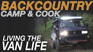 Backcountry Camping and Cooking - Living The Van Life