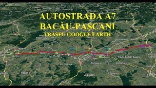 Autostrada A7, Tronson Bacău-Pașcani, Google Earth, #A7Motorway, #AutostradaMoldovei