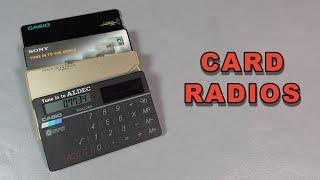 Card Radios - Vintage Casio RD-10 et al
